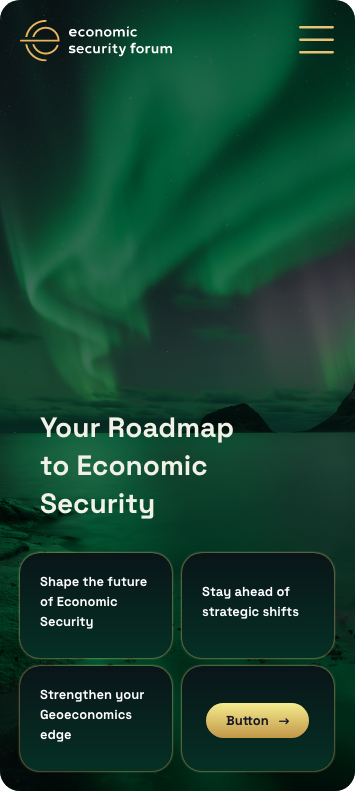 Economic Security Forum startsida för mobilen